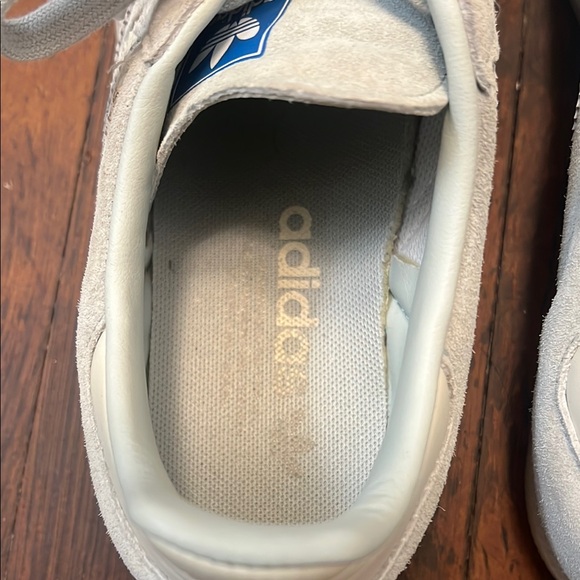 Classic Adidas Samba Light Blue Suede Sneakers - Picture 3 of 5